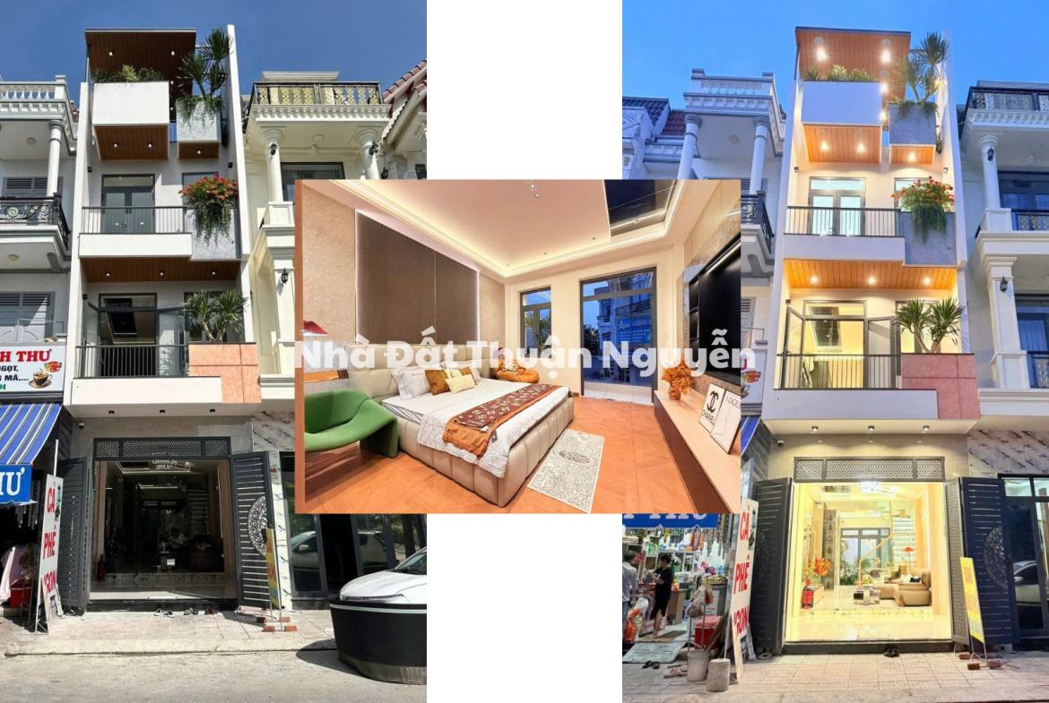 🏡 Nhà 4 tầng full nội thất – đường 7m ô tô thoải mái Căn này rất đáng xem 👇 ✨ Diện tích 77,8m² (4 x 19,72m) ✨ Nhà 4 tầng mới đẹp ✨ Nội thất sang trọng – ở ngay ✨ Đường trước nhà 7m 📍 Gần ĐT743 – VSIP1 chỉ 3km 💰 Giá 6,5 tỷ còn thương lượng